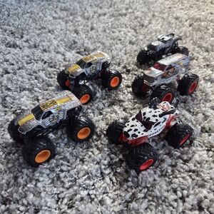 Hot Wheels Monster Jam Trucks Jurassic World Lot Mega Wrex MR X Dalmatian 1:64